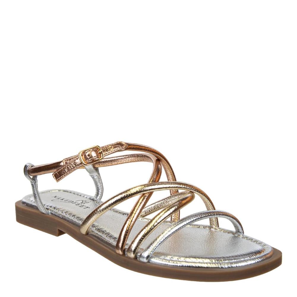 NEW NAKED FEET women's minimalist sandal in gold